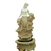 marble mermaid fountain